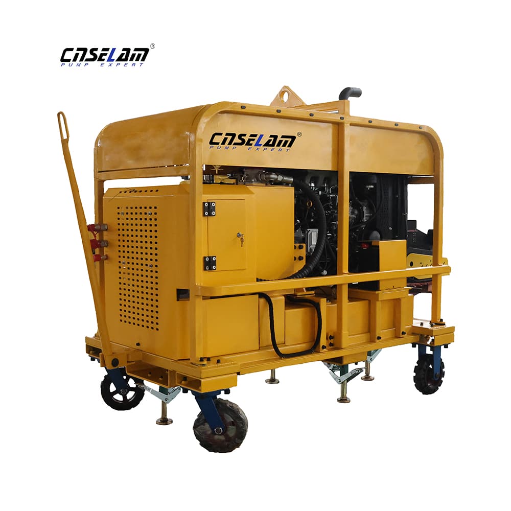 Unidad de potencia hidráulica tipo remolque